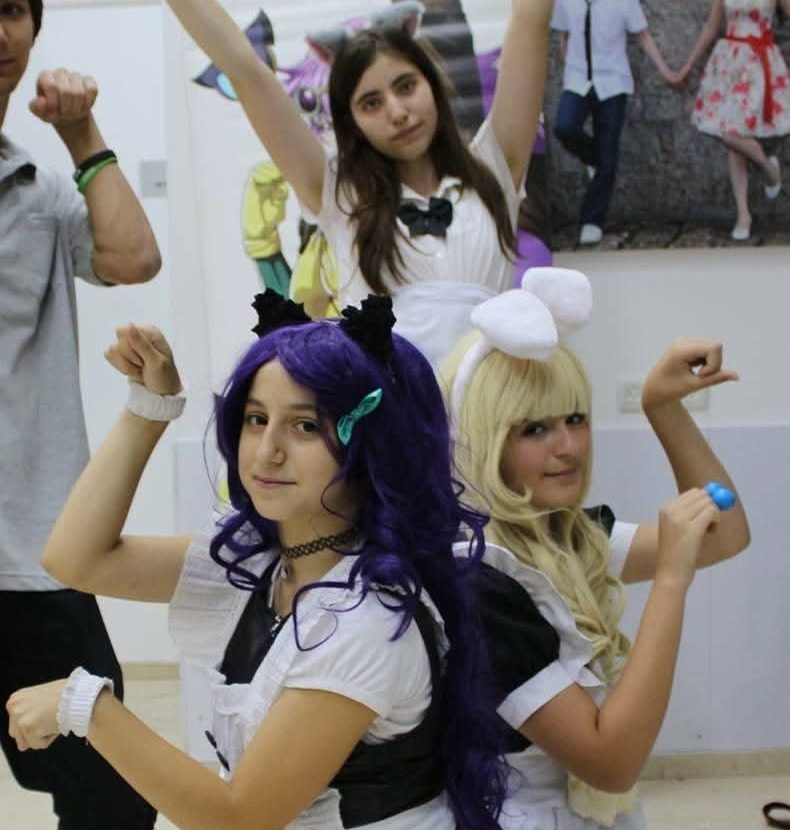 Maid cafe pop-up event in Israel - שבועות לג׳נדקון | מייד קפה באירוע שבועות לג׳נדקון